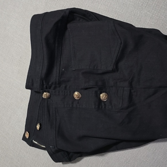 Torn by Ronny Kobo Sailor Button Black Skinny Jean Women's Size 28 NWT - Picture 15 of 16